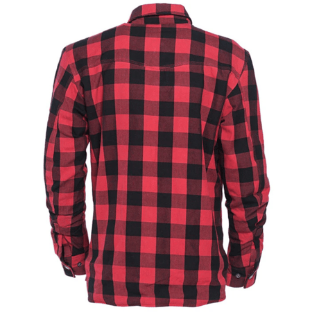 WCC - DOMINATOR KEVLAR RIDING FLANEL SHIRT - RED/BLACK