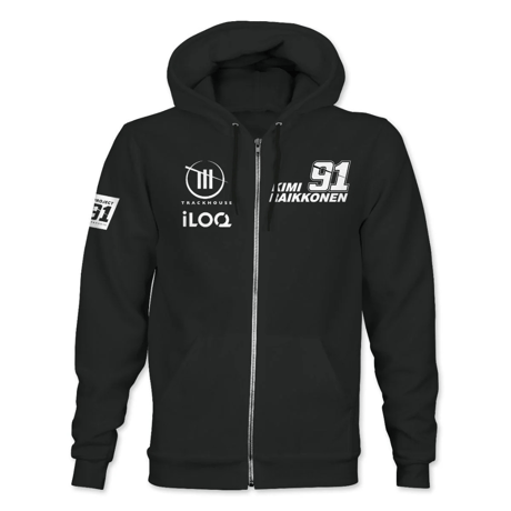 KIMI OFFICIAL PROJECT 91 TRACKHOUSE ZIP HOODY - BLACK