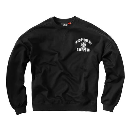 WCC IRON OVERSIZED SWEATSHIRT - BLACK