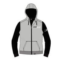 ICE ONE ALL IN ZIP HOODY - BLACK