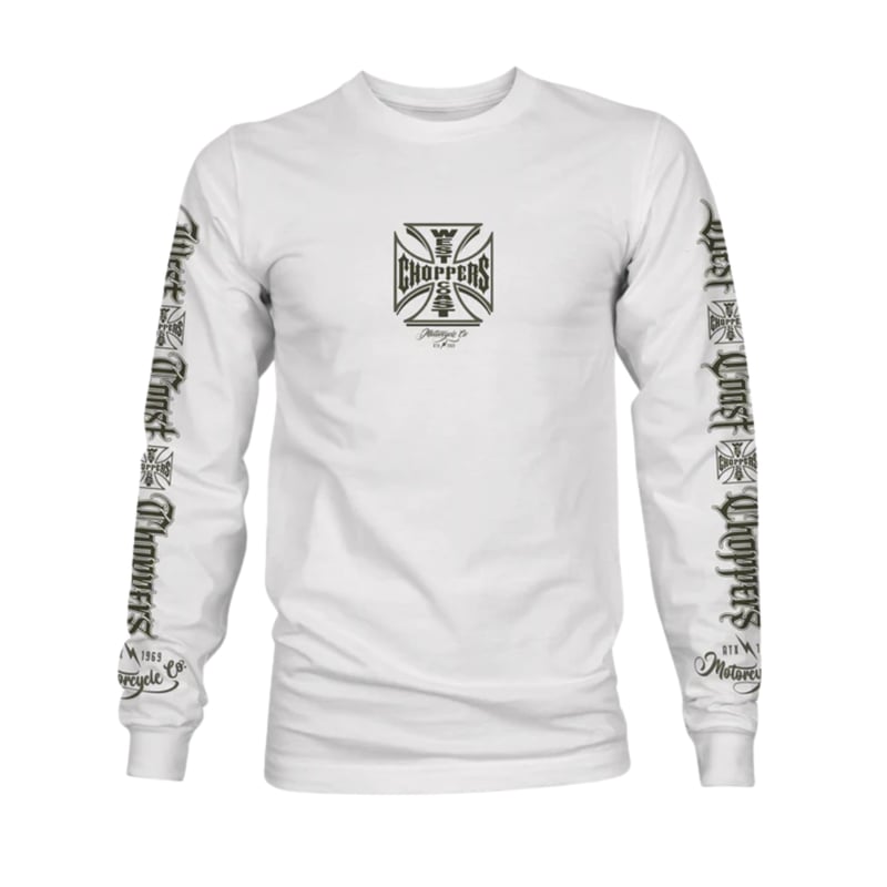 WCC GANGSCRIPT LONG SLEEVE - WHITE | On Fleek