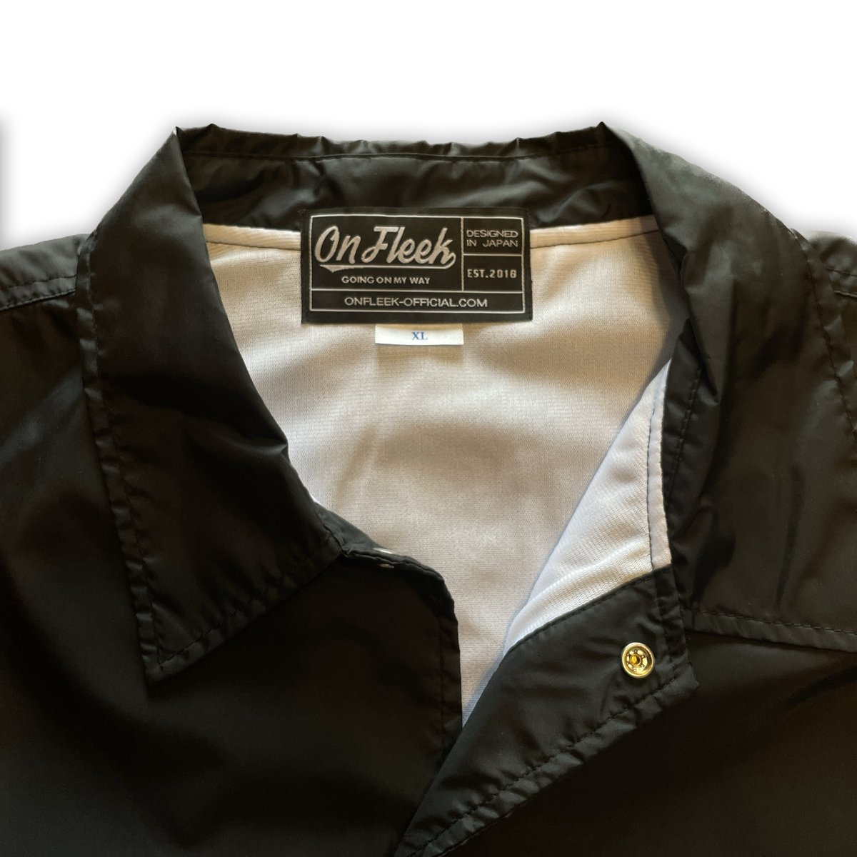 OnFleekコーチジャケット(BLACK×WHITE) | On Fleek OnFleekコーチジャケット(BLACK×WHITE) | On Fleek