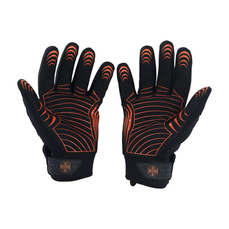 West Coast Choppers Por Vida Gloves - Black/Orange