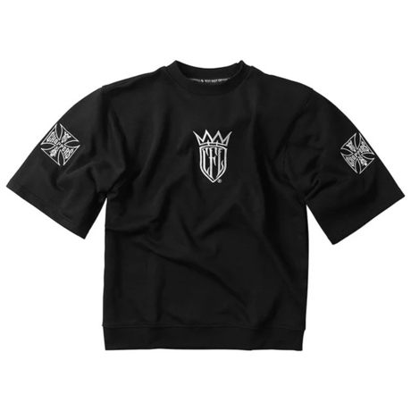 WCC CFL CHOP SLEEVE CREWNECK - BLACK