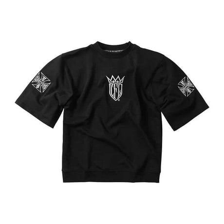 WCC CHOP SLEEVE SWEATER - BLACK