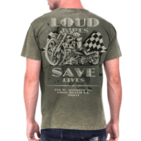WCC LOUD PIPES TEE - VINTAGE GREEN