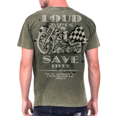 WCC LOUD PIPES TEE - VINTAGE GREEN