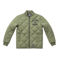 WCC IRON QUILTED JACKET - OLIVE GREEN