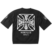 WCC CFL CHOP SLEEVE CREWNECK - BLACK