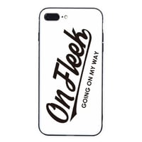【在庫限り】OnFleek iPhoneケース (強化ガラス：ホワイト)