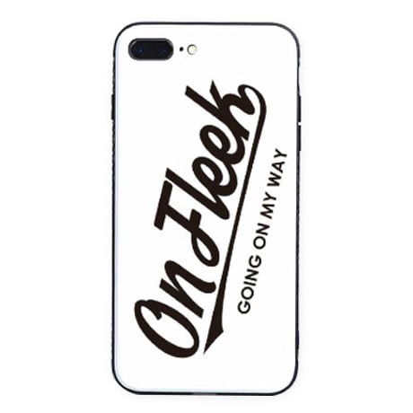 【在庫限り】OnFleek iPhoneケース (強化ガラス：ホワイト)