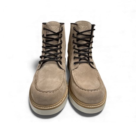 WCC RIGID SUEDE LEATHER BOOTS - SAND