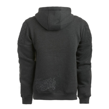 CHOPPERS POR VIDA ZIP HOODY-GREY MELANGE