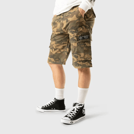 WCC CFL CARGO SHORTS - VINTAGE WOODLAND CAMO