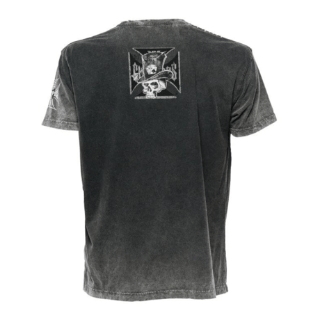 WEST COAST CHOPPERS - CASH ONLY T-SHIRT - BLACK/GREY