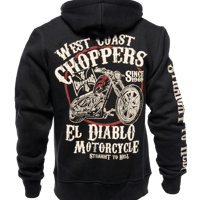 WCC - EL DIABLO ZIP HOODY - Black