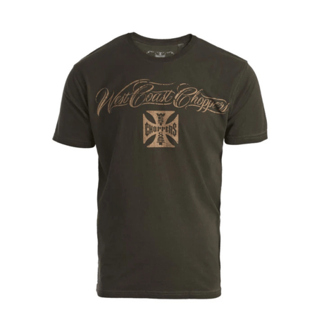 EAGLE CREST TEE - OIL DYE ANTHRACITE