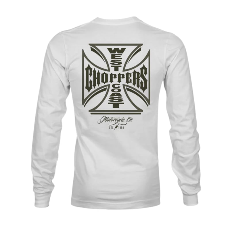 WCC GANGSCRIPT LONG SLEEVE - WHITE | On Fleek