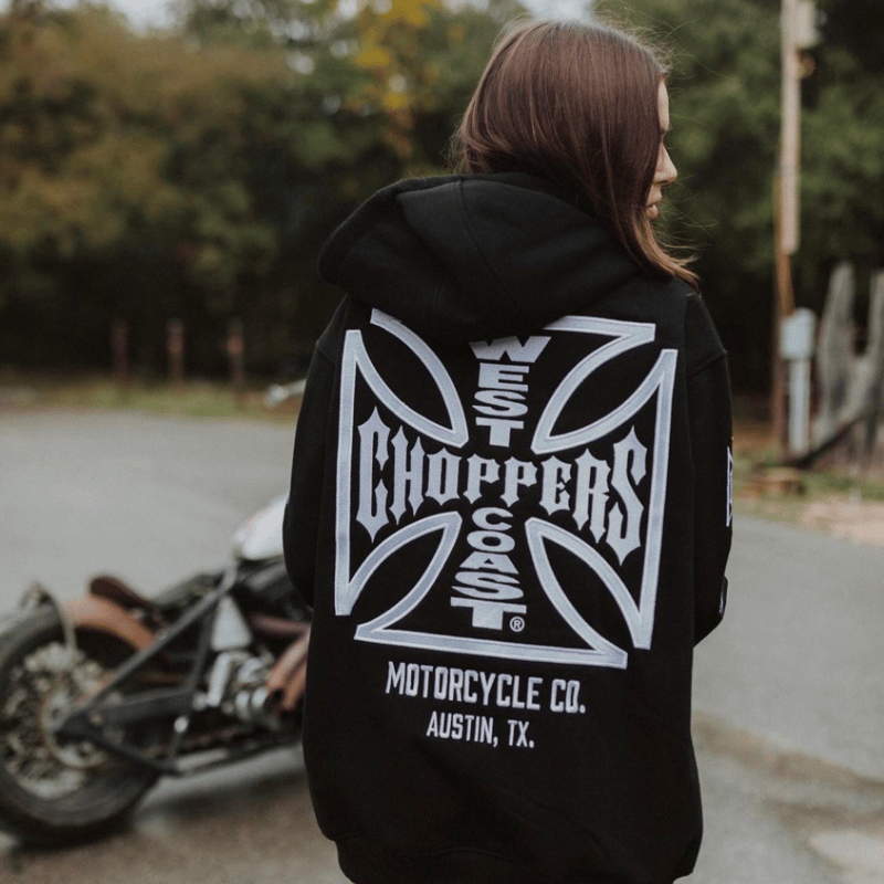 WCC DOMINATOR EMBROIDERED ZIP HOODY - BLACK | O