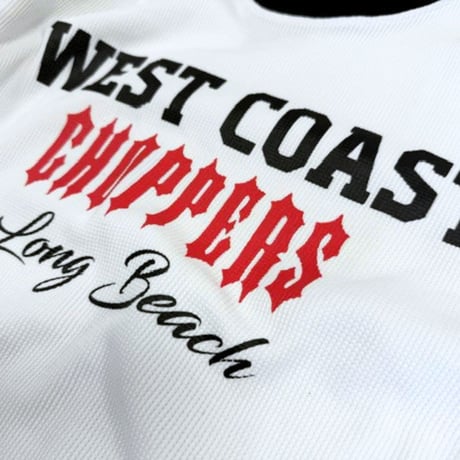 WCC CHOPPERS 4 LIFE WAFFLE LONG SLEEVE - WHITE