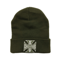 OG ROLL-UP BEANIE - OLIVE GREEN