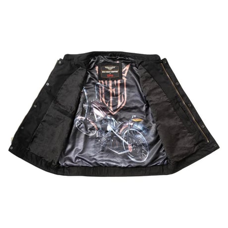 WCC X 13 1/2 DOMINATOR CANVAS RIDING VEST -BLACK