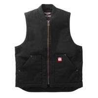 WCC HEAVY DUTY CANVAS WORKVEST - BLACK