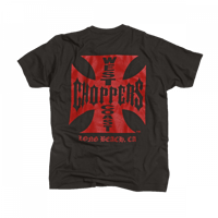 WEST COAST CHOPPERS MOTORCYCLE CO. TEE - BLACK