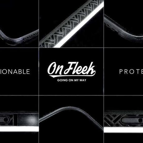 【在庫限り】OnFleek iPhoneケース (強化ガラス：ホワイト)
