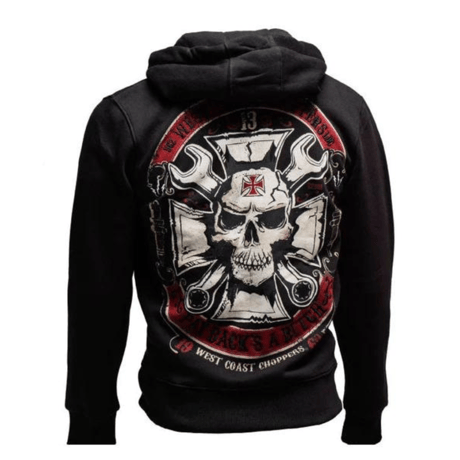 WCC - MECHANIC ZIP HOODY - BLACK