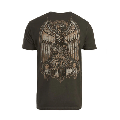 EAGLE CREST TEE - OIL DYE ANTHRACITE