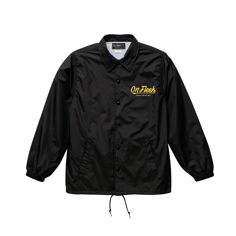 OnFleekコーチジャケット（BLACK×YELLOW） | On Fleek