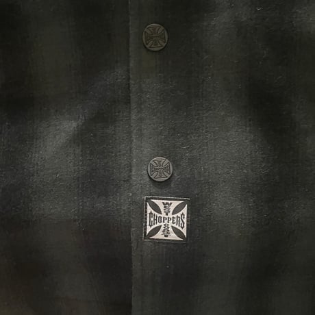 WCC WOOL LINED PLAID SHIRTS - CHARCOAL/BLACK