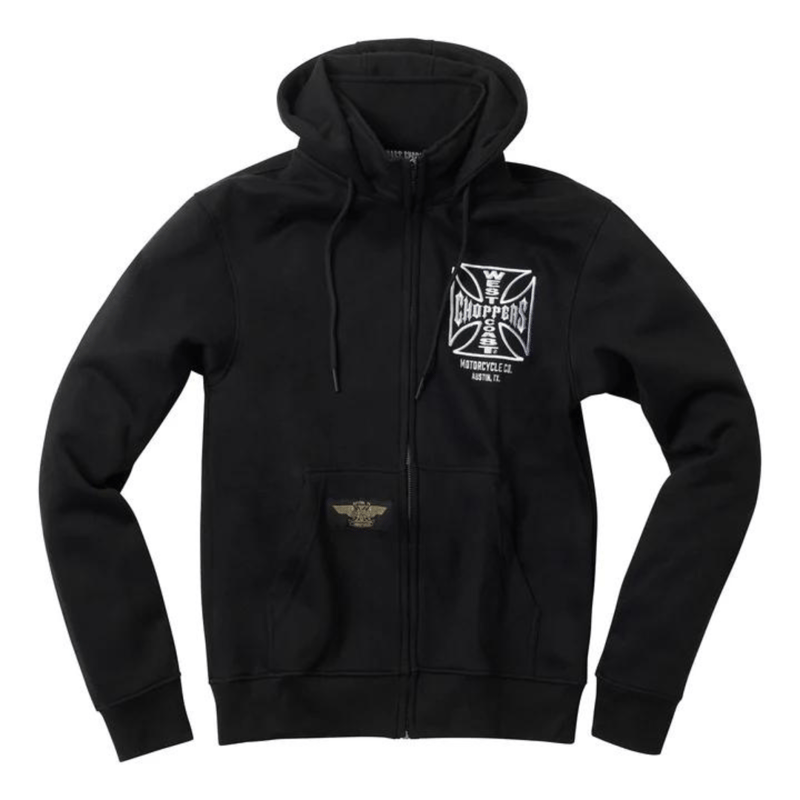 WCC OG ATX ZIP HOODY - BLACK | On Fleek