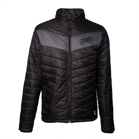 KIMI SCRIPT LOGO PADDED JACKET - BLACK