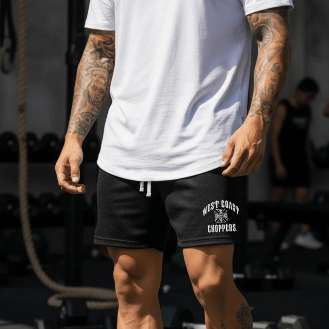 WEST COAST CHOPPERS IRON MESH SHORT - BLACK | O