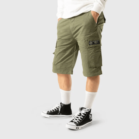 WCC CFL CARGO SHORTS - VINTAGE OLIVE GREEN