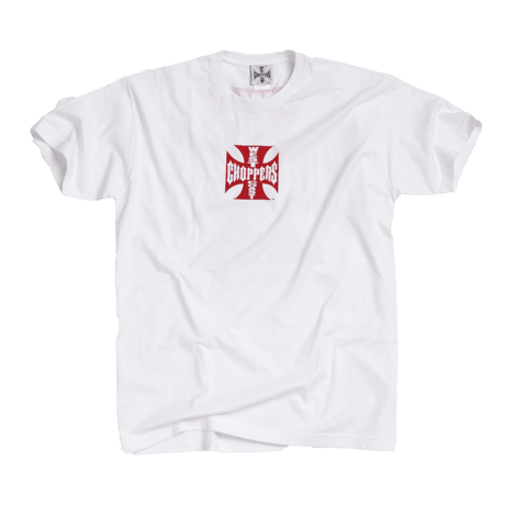 WEST COAST CHOPPERS OG CLASSIC TEE - WHITE RED