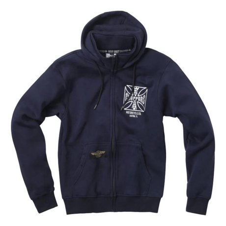 WCC OG ATX ZIP HOODY - NAVY BLUE