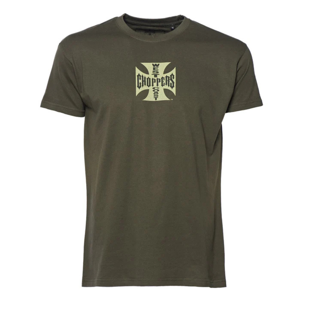 WEST COAST CHOPPERS OG CLASSIC TEE - SOLID KHAK