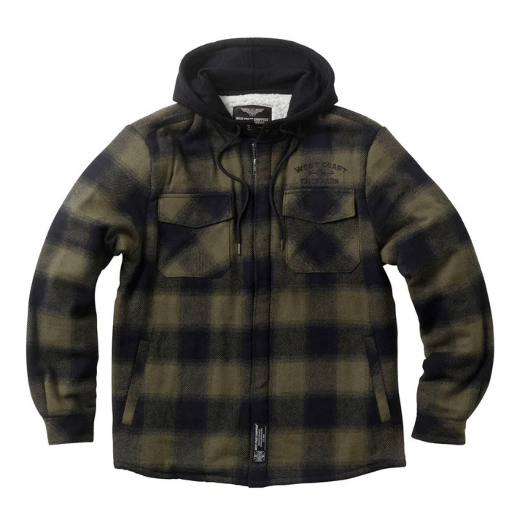 WCC HELL BENT FLANNEL JACKET - OLIVE/BLACK | On