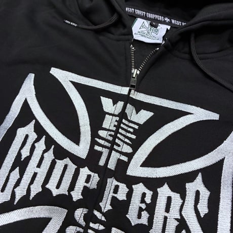 WCC OG LOGO ZIP HOODY - BLACK