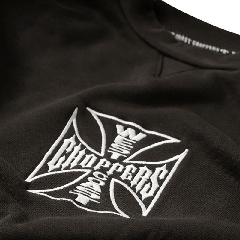 WEST COAST CHOPPERS PARTS CREWNECK - BLACK | On