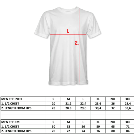 WCC CROSS ATX TEE - WHITE/NAVY PRINT
