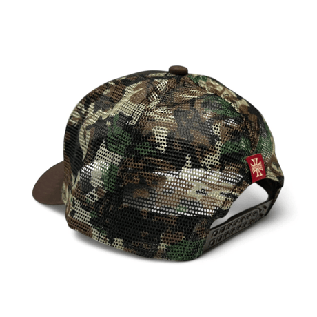 WCC HUNTER TRUCKER HAT - BROWN/HUNTER CAMO