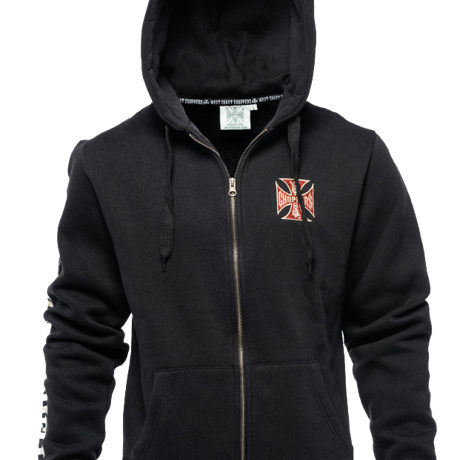 WCC - EL DIABLO ZIP HOODY - Black
