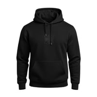WCC EMBOSSED SWEAT HOODY - BLACK