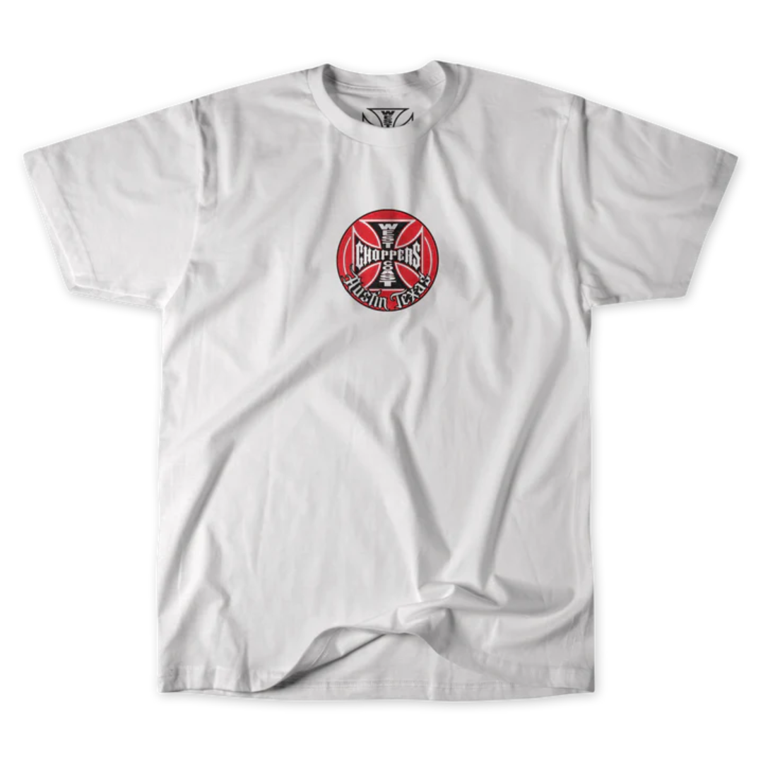 WEST COAST CHOPPERS TANK LOGO TEE - WHITE | On