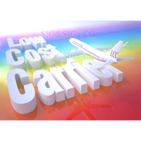 格安航空会社LCC 俯瞰 虹　横