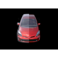 自動車ワックスコーティング赤